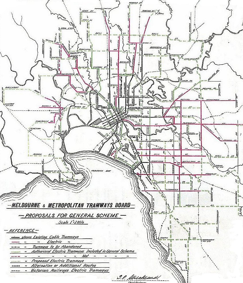 M&MTB proposal for General Scheme (1923).